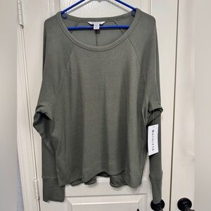 Athleta Olive Green Sweatshirt